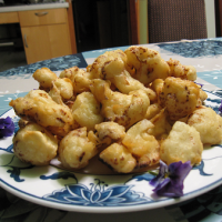 Bông cải chiên chay (chị Lan)