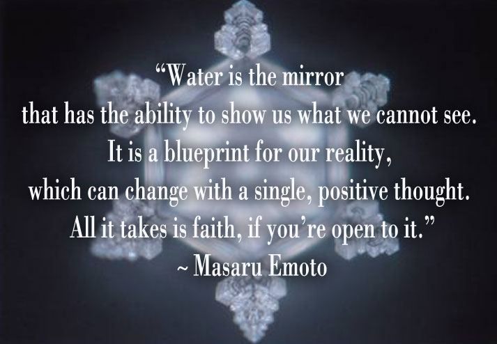 Unterhaltung Water Emoto