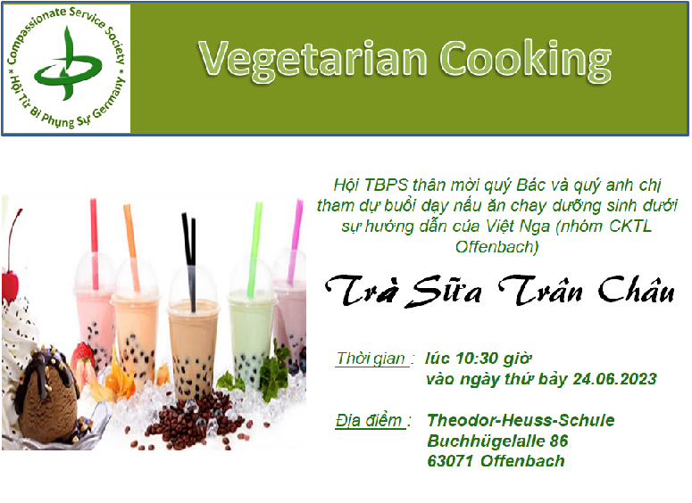 VeganCooking TraSua VN